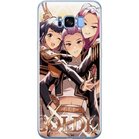 Kompatibelt Mobilskal till Samsung Samsung Galaxy S8+ K-Pop Demon Hunters guld svart anime trio kpop e-sport inspirerad design kraftfull stil