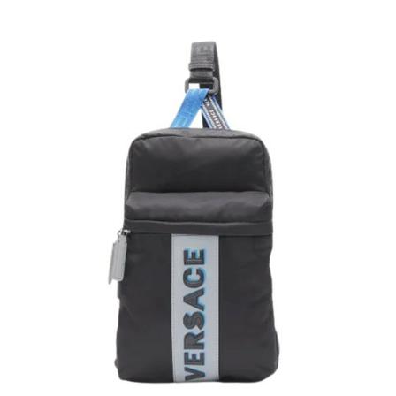 Versace Pre-owned, Pre-owned Nylon backpacks Zwart, Heren, Maat:ONE Size