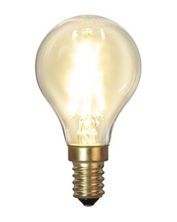 LED-pære E14 tranparent Soft Glow varmhvid