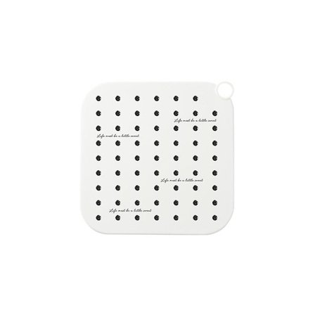 Avloppsgolvsil Deodorant Badrum Silikon Deodorantdyna Kök Toalett Toalett Silikon Golvsil Dyna 20x20cm Vit Vågpunk