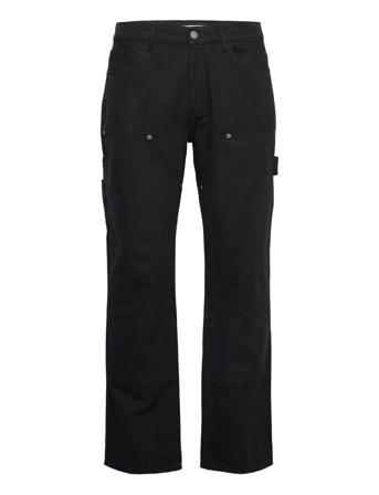 Chris Canvas Pants Bottoms Trousers Cargo Pants Black BLS Hafnia