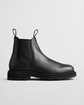 GANT Herren Blisdor Chelsea Boot aus Leder (42) Schwarz