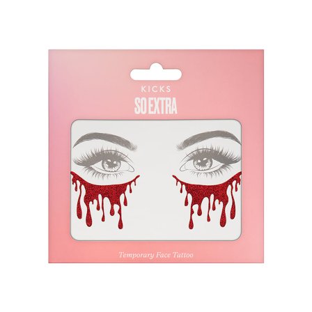 KICKS Beauty So Extra - Face Stickers Red, Makeup, Makeup, Øvrigt