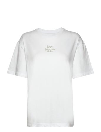 Graphic Tee White Lee Jeans