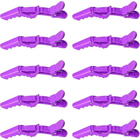 Krokodille Hårklemmer, 10 stk. Skridsikre Hårklemmer, Hårklemme til Styling