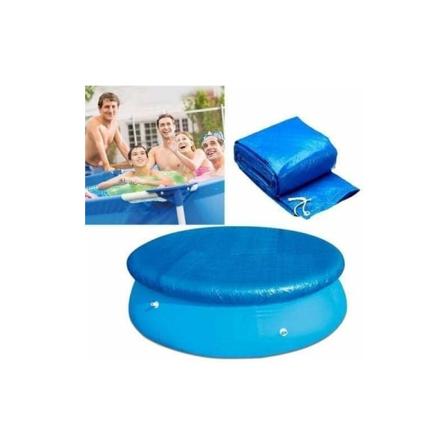 Diameter Pool Covers, Rundt Svømmebasseng Beskyttende Deksel med Tau Bånd, Holdbar Støvtett Vindtett Deksel for Runde Over Bakken Svømmebassenger 183