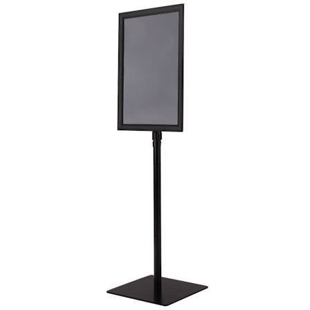 Säädettävä A3-julistetelinesetti, musta, 2 kpl