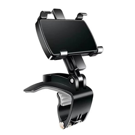 Universal kojelaudan autopuhelinteline Easy Clip Mount -teline GPS-näytön pidike Mobiiliteline Auton sisustuksen tarvikkeet Säädettävä| |