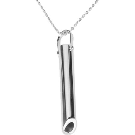 Stressavlastande mindfulness-andningshalsband, meditationsmycke, andningsverktyg (silver) silver