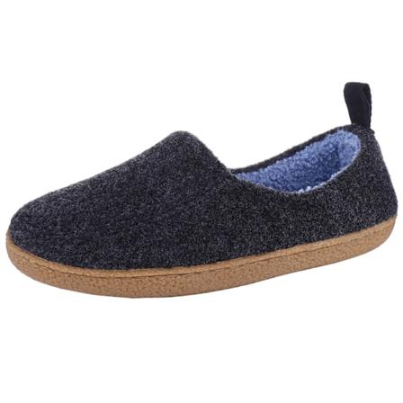 Comwarm Vinter Bomuldsslippers Kvinder Mænd Hjem Varm Filt Sko Tykke Bløde Sol Soveværelse Ikke Slip Hæl Wrap Indendørs Fuzzy S Slåmaskiner Black 37-