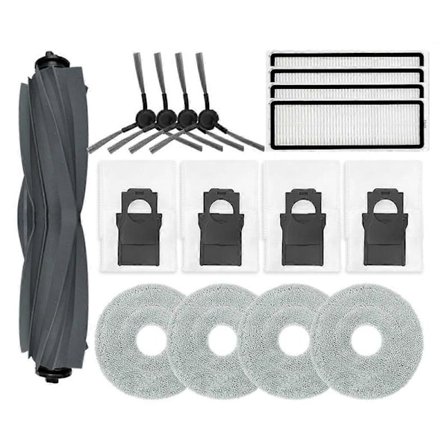 For Bot L10s Plus Robotstøvsuger Deler Tilbehør Hovedsidebørste Hepa Filter Moppeklut Støvpose Er