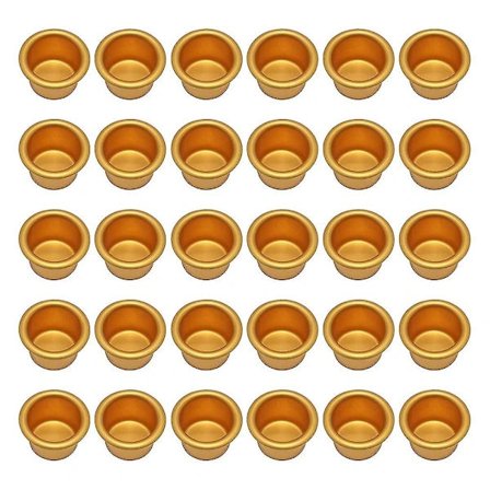 Kynttilänjalat kapeneville kynttilöille, Kynttilänjalka, Tuikkukynttilä, Kynttilänpidike Pöytäkynttilä, Kynttilänjalka 30 kpl Kulta