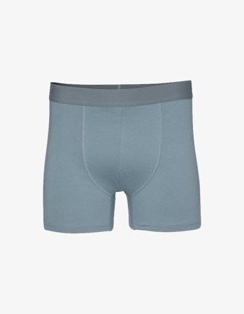 Classic Organic Boxer Briefs - Stone Blue - XS