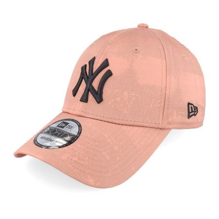 New Era - MLB Rosa adjustable Keps - New York Yankees Print 9FORTY Pink/Black Adjustable @ Hatstore