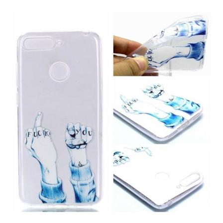 Glitter Huawei Y6 2018 skal - Flerfärgad multifärg