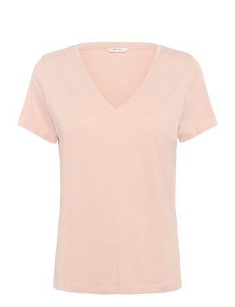 Cream | Crnaia Deep V-Neck T-Shirt | S