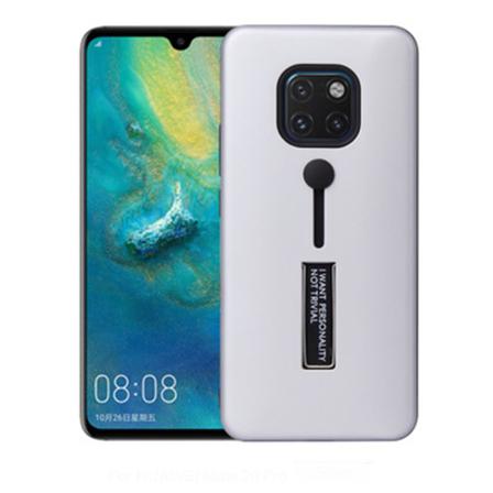 Huawei Mate 20 Pro - Skal Med Silikonring Röd