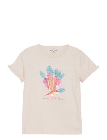 Minymo T-Shirt Ss - White - 122