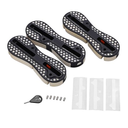 Surfbræt Finne Boks Udskiftning Rund Kop PVC Mesh Gitter Hale Ror Slot