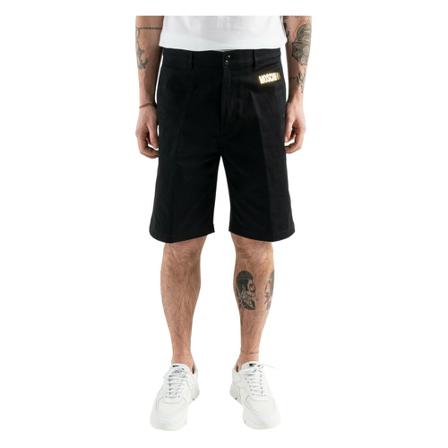 Moschino, 0345-0221 Shorts casual Zwart, Heren, Maat:L
