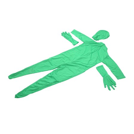 Grønn Skjerm Helkroppsdrakt Kroppsdrakt Full Kropp Delt Design for Fotografering Film Video 170cm / 66.93in
