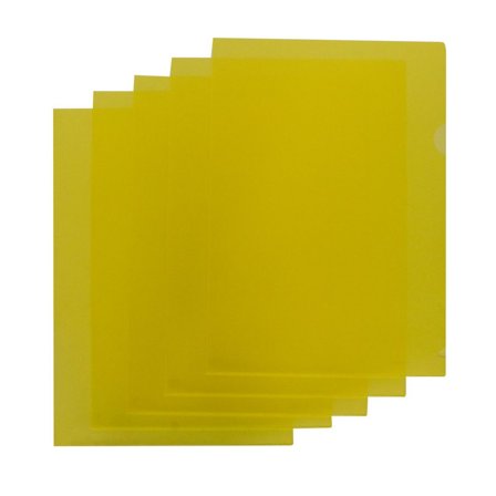 Aktmapp kraftig A4 0,18 gul - Lyreco - Kontorsmaterial - Mappar och plastfickor - Plastmappar och aktmappar