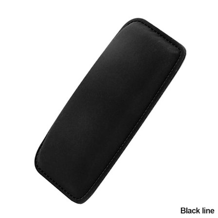 Komfortabel Bilpute i Semsket Skinn Bil Knepute Auto Elastisk Memory Foam Benpute Hodestøtte i Biltilbehør~01992