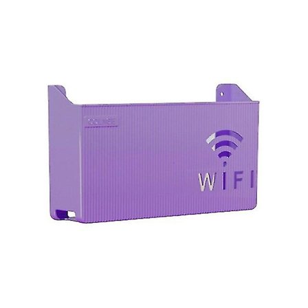 Trådlös Wifi Router Hylla Förvaringslåda Väggmontering Abs Plast Organizer Låda Kabel Ström Fäste Organizer Låda Hemförvaring