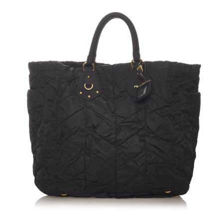 Prada Vintage, Pre-owned Handbag Zwart, Dames, Maat:ONE Size