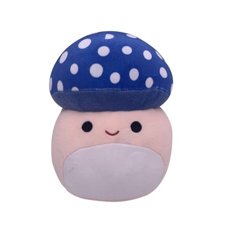 20 cm Squishmallow plyschleksaksdocka blå svamp - stock