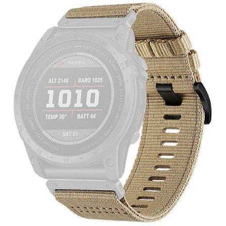 Klokkerem for Garmin Fenix 8 51mm/ Enduro 3/ Instinct 2X Universal 26mm hurtigutløsende nylon canvas klokkerem