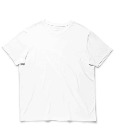 Panos Emporio Bamboo/Cotton Crew Tee White
