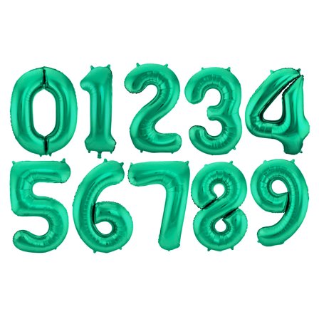 Talballon Satin Grøn