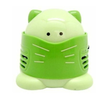 Grön Mini Diamantmålning Borr Skrivbordsdammsugare Liten Rengöringsmaskin Korsstygnsbroderiverktyg