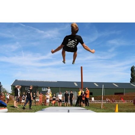 Airtrack Standard 3 x 1 Meter, Mintgrön/Grå - 12SPRINGS