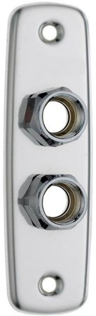 Trio Perfekta 8531862 Väggbricka 2-håls, G15x15 mm, Installation