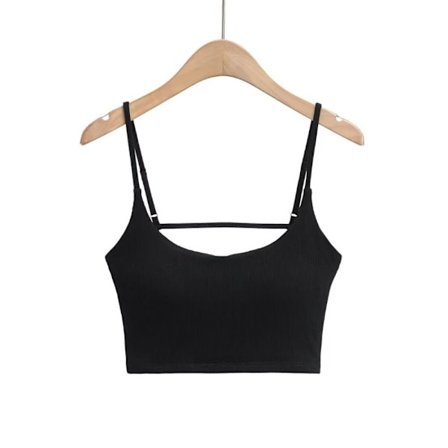Strap Slim Beach Top Dam Camisole SVART S