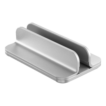 Adjustable vertical laptop holder, 5kg, alumimnum