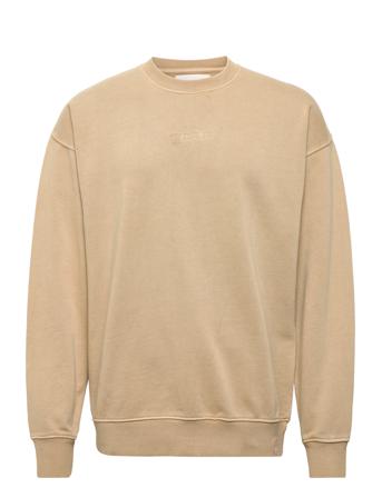 Crewneck Sweatshirt Trøje Beige Revolution