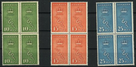 Danmark - AFA 178-180 - 4-blok - Postfrisk