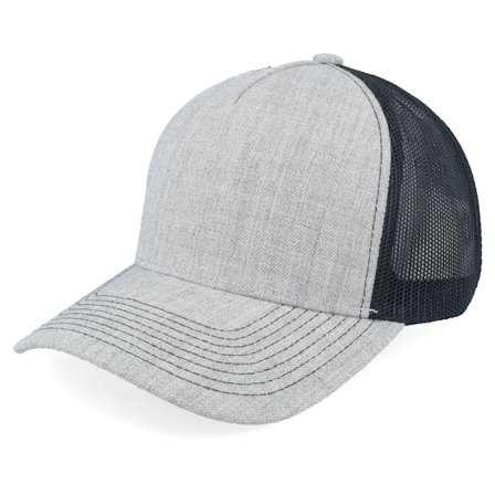 Equip - Cinza trucker Boné - Blank Heather Grey/Black A-frame Trucker @ Hatstore
