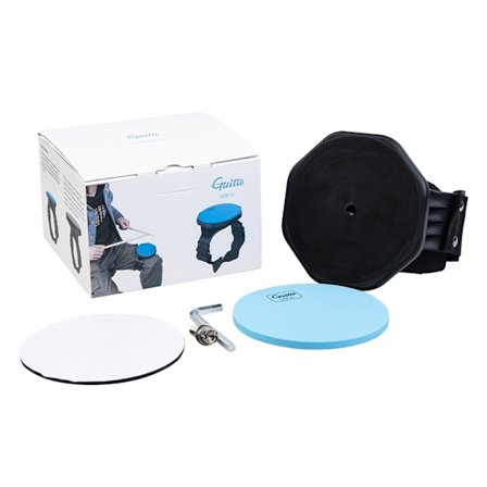 Knätrumma Övningsplatta Ben Övningstrumma med Rem Slagverksinstrument