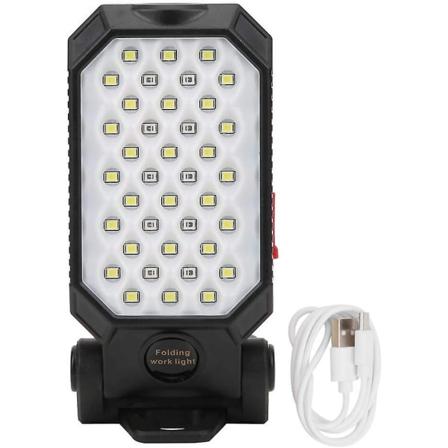 Cob Led -työpajavalo, ladattava taskulamppu, 39 ledin huoltovalo magneettisella pohjalla, sisäautotallin hätäkäyttöön