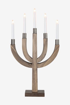 Jotex - Lysestake Elias Brun - Kjøp Adventsstaker hos Jotex