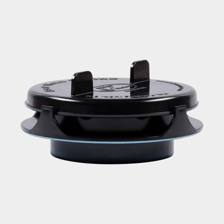 Ventil till krympplast på båt Nordisk Plastkrympning, rund, svart, 1 styck