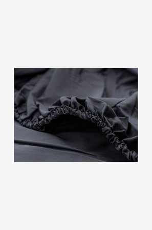 DecoFlux - Dra-på-lakan Solid - Blå - Dra-på-lakan - 90X200 - Från Homeroom