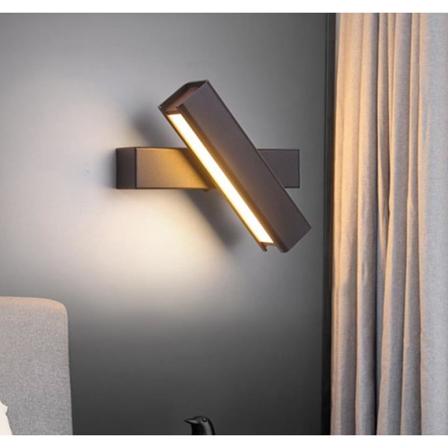 6W 111V~240V Indendørs LED Væglampe 3 Farve Skiftende 20CM Sort