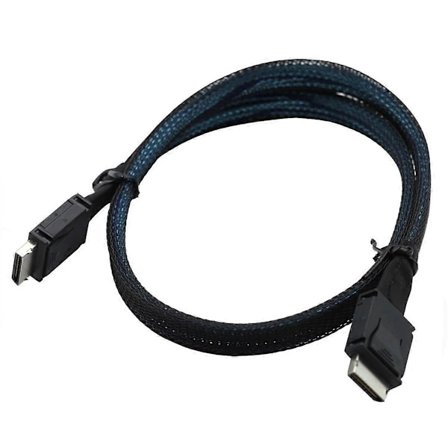 For PCIe Oculink SFF 8611 4I til Mini SAS SFF-8611 4I Server Super Speed Kabel Dataforlænger Han til Han Overførselskabel