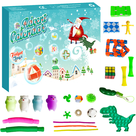 Julklappskalender med blindbox, leksaksrullgardin, Harry Potter-tema Toy