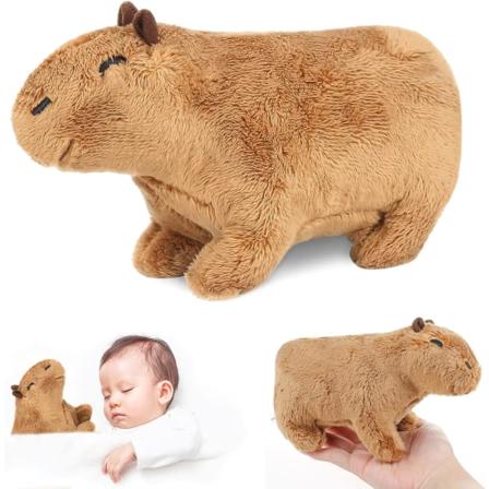 20 cm plyyshilelu, plyyshilelusetti, realistinen Kapibara-plyyshilelu, M